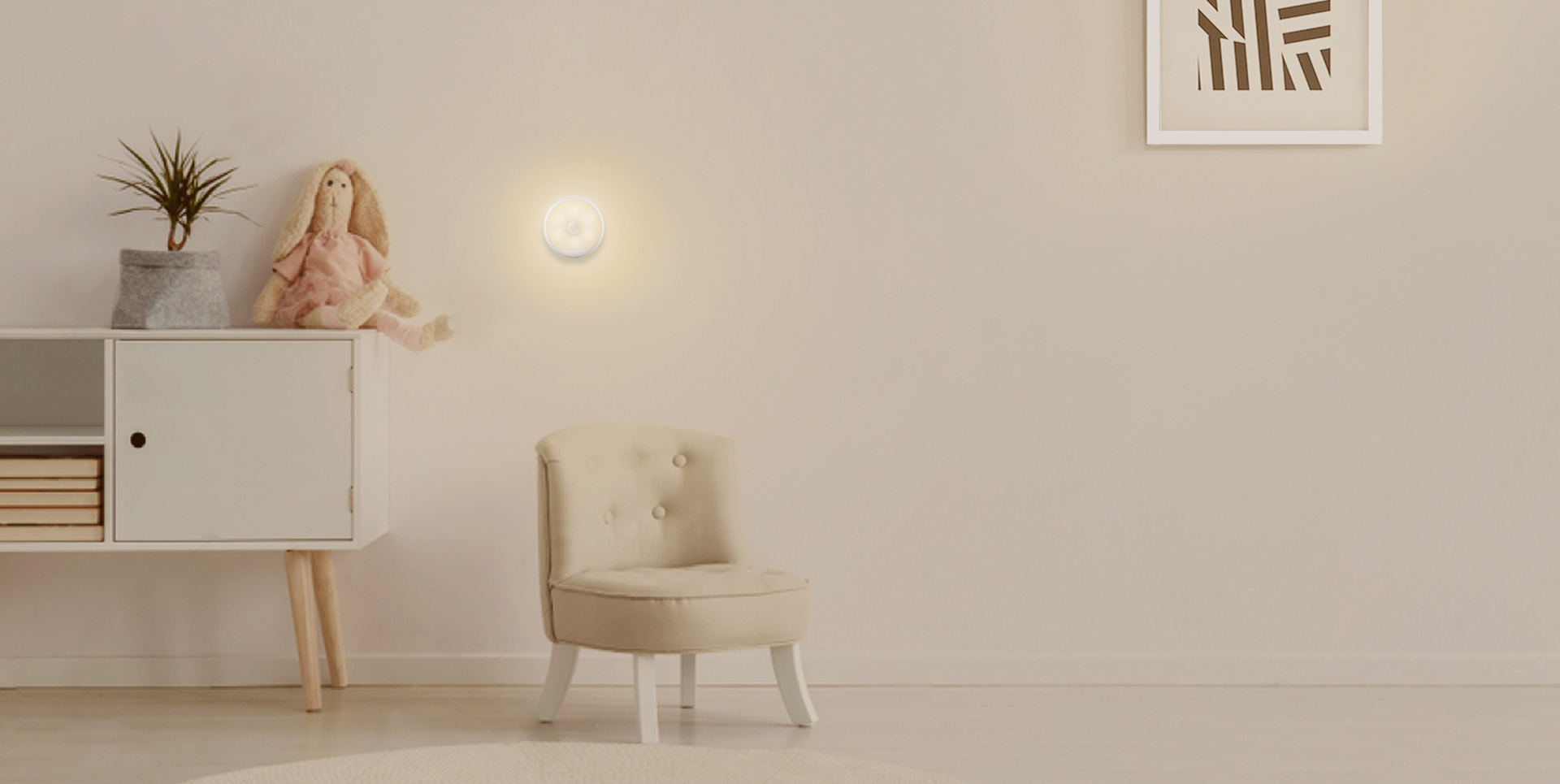 Lange Betriebszeiten » Nachtlicht mit Bewegungssensor (Aufladbar)