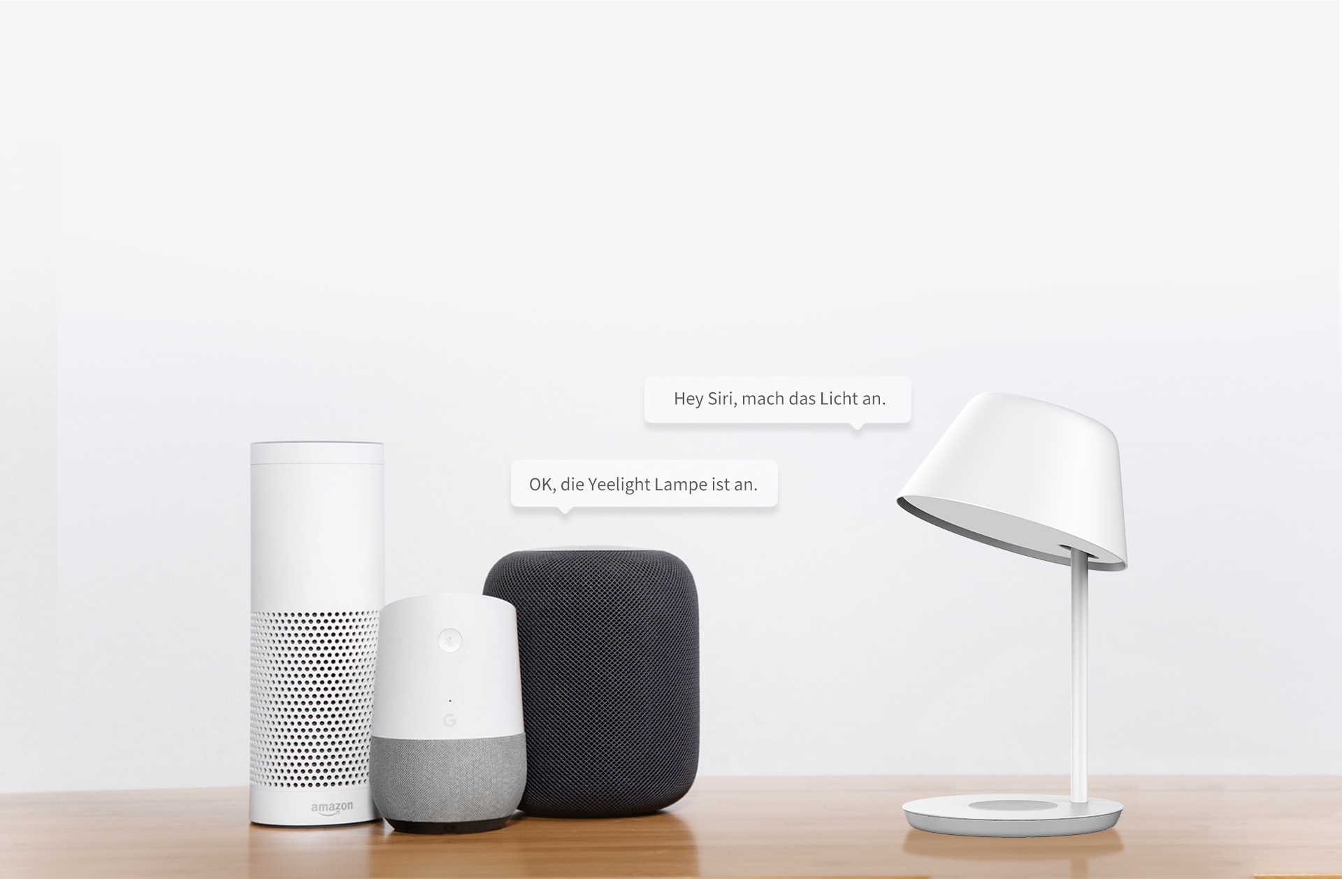 Erleben Sie den Komfort von smarter Lichtsteuerung » Staria Nachttischleuchte Pro