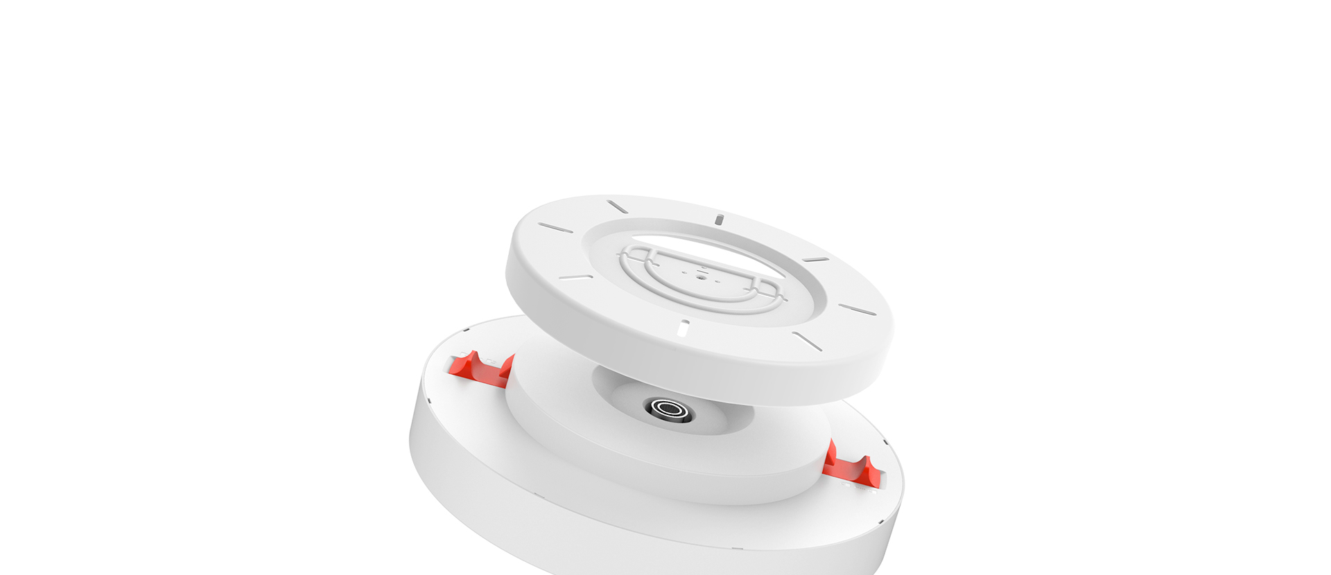 Drücken & Schieben für einen schnelle Montage » LED Deckenleuchte (Weiß)