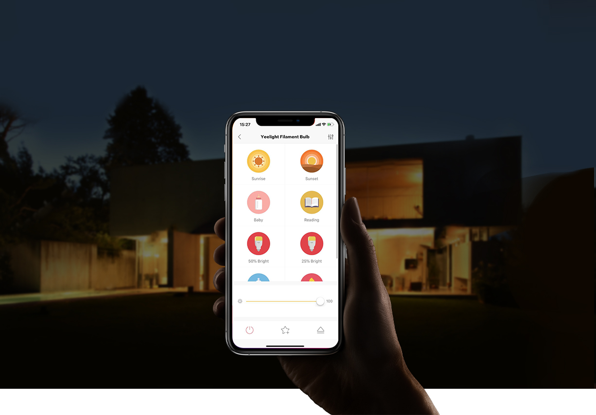 Steuern Sie Ihre Lampen auch von unterwegs » Smart LED Filament Lampe (Kolbenform)