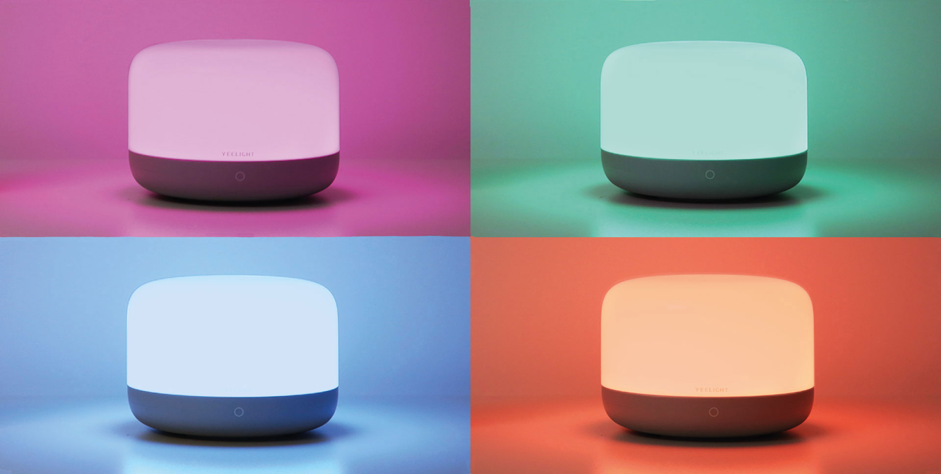 Weiches, farbiges Licht für Abwechslung in Ihrem Leben » LED Nachttischleuchte D2