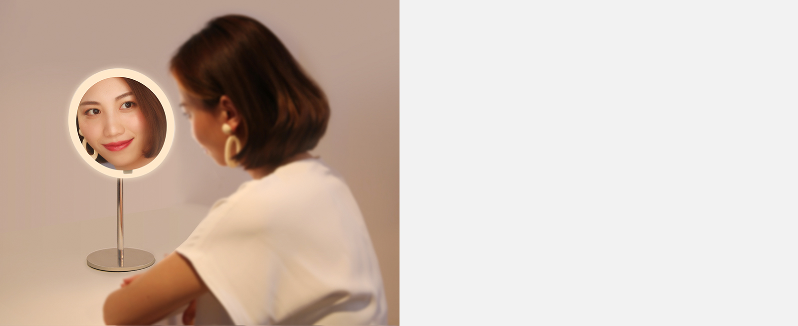 Modus für Make-up bei Innenbeleuchtung » LED Sensor Schminkspiegel