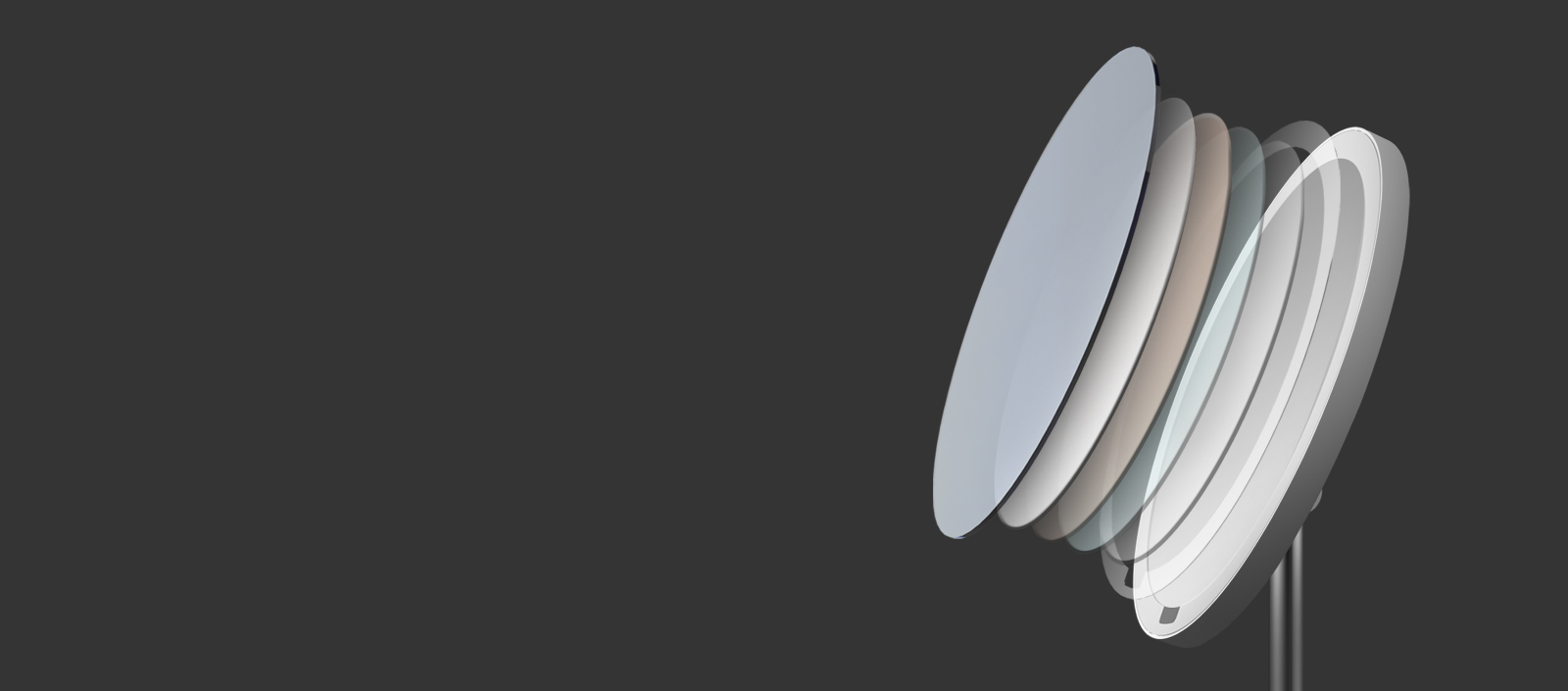 Hochauflösende versilberte Spiegeloberfläche für maximale Genauigkeit » LED Sensor Schminkspiegel