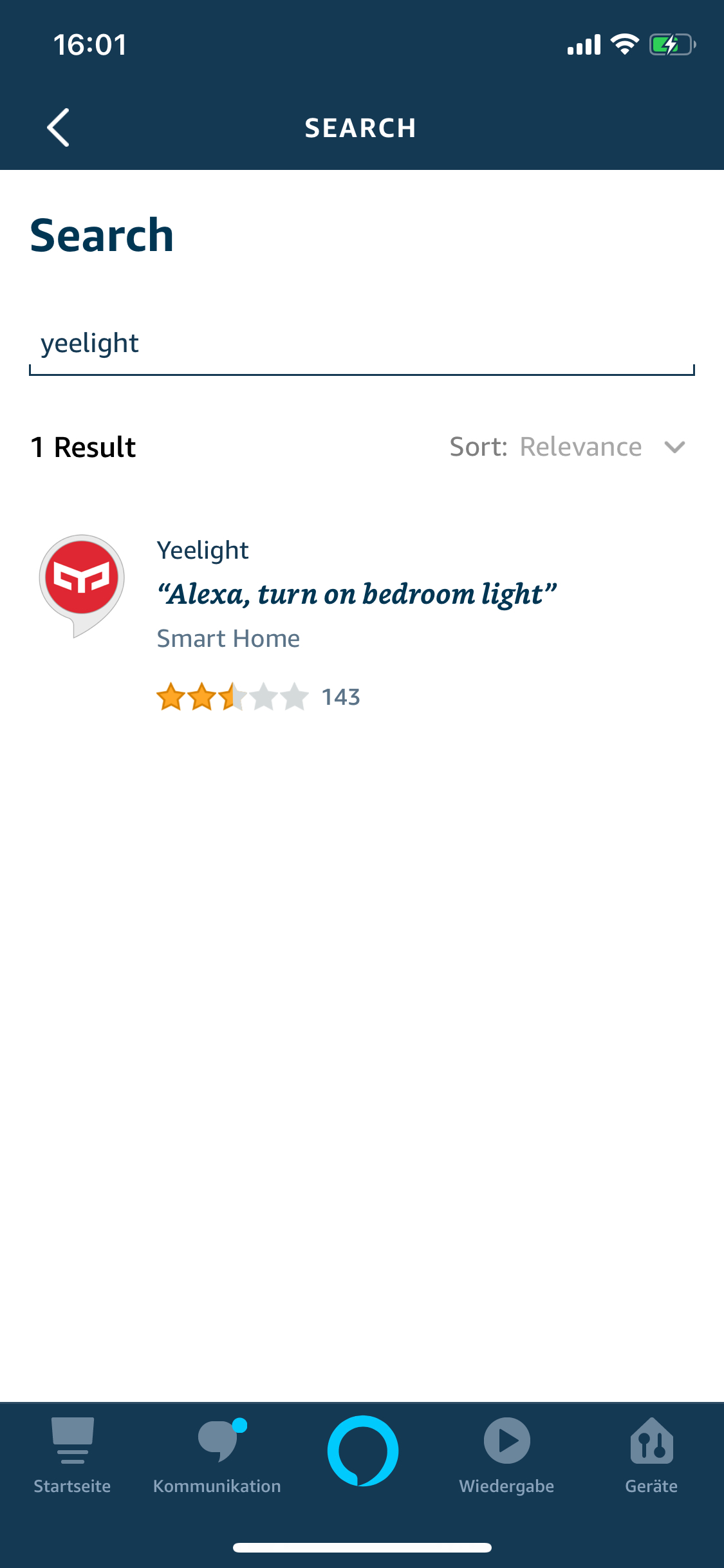 FAQ | Wie verbinde ich meine Yeelight Geräte mit Amazon Alexa? | Schritt 03