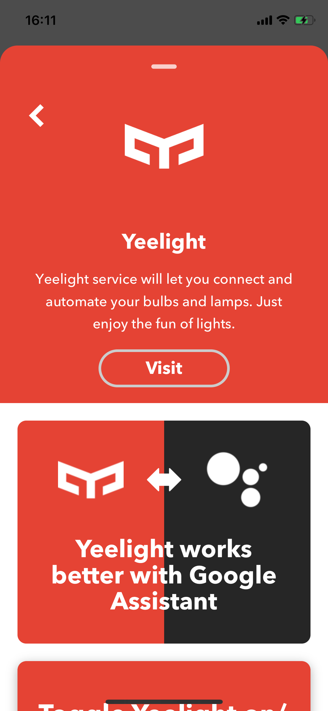FAQ | Wie verbinde ich meine Yeelight Geräte mit IFTTT? | Schritt 05