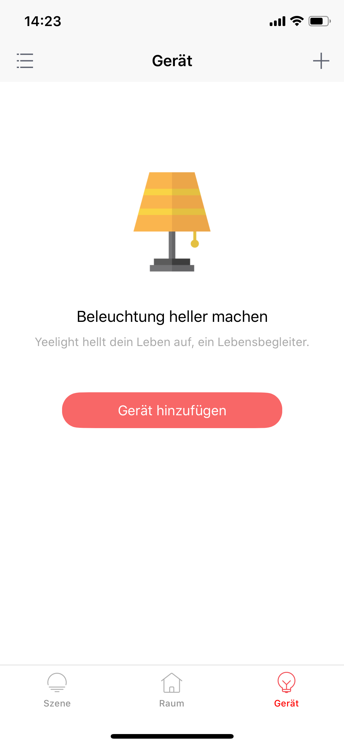 FAQ | Wie verbinde ich meine Yeelight Geräte mit der Yeelight App? | Schritt 01