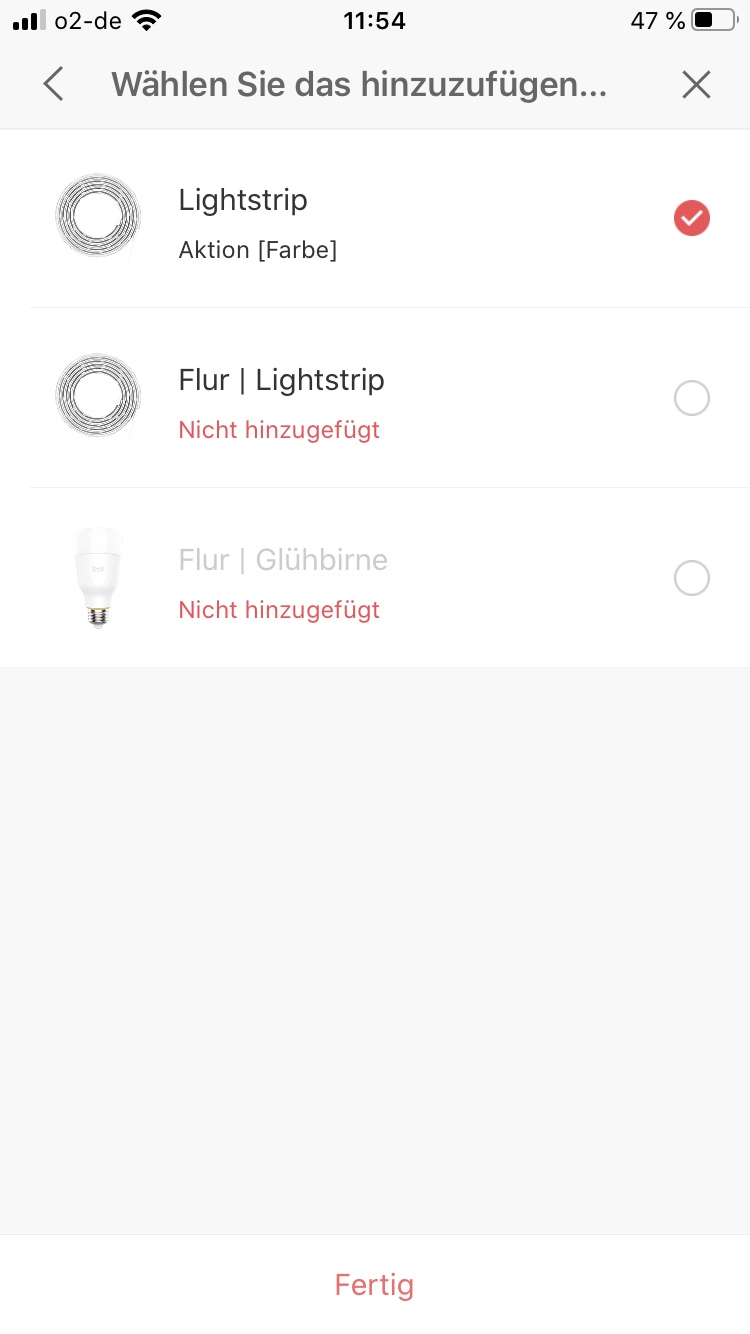 FAQ | Erstellen von Lichtszenen | App-Funktionen | Schritt 07