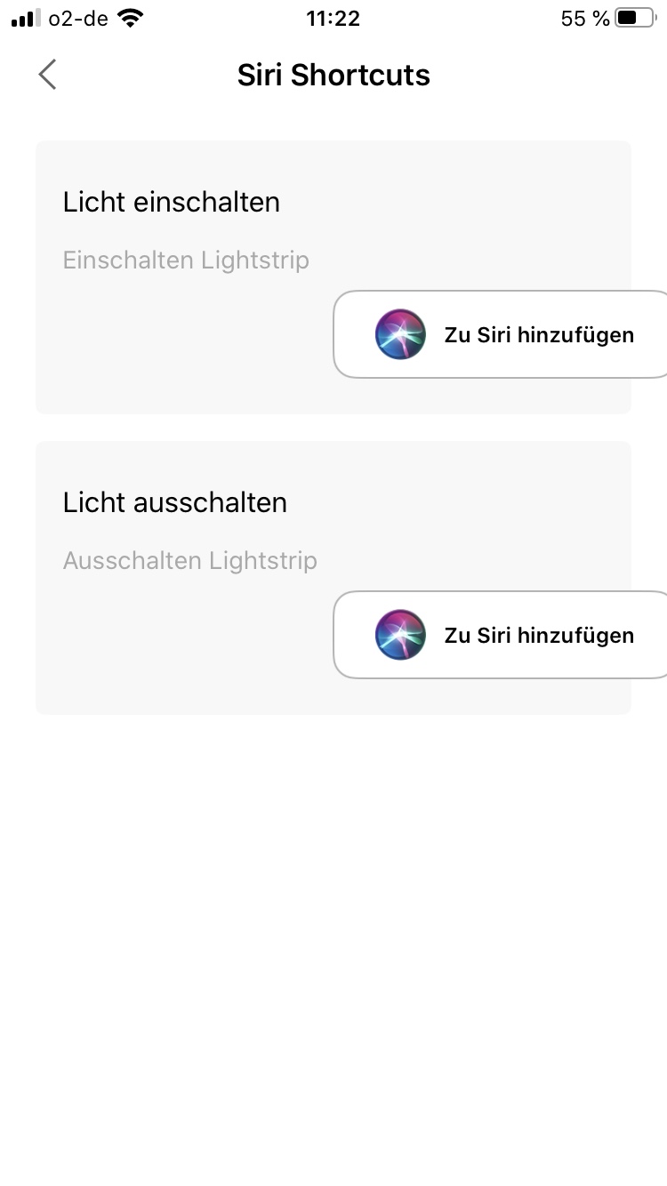 FAQ | Siri Shortcut | App-Funktionen | Schritt 04